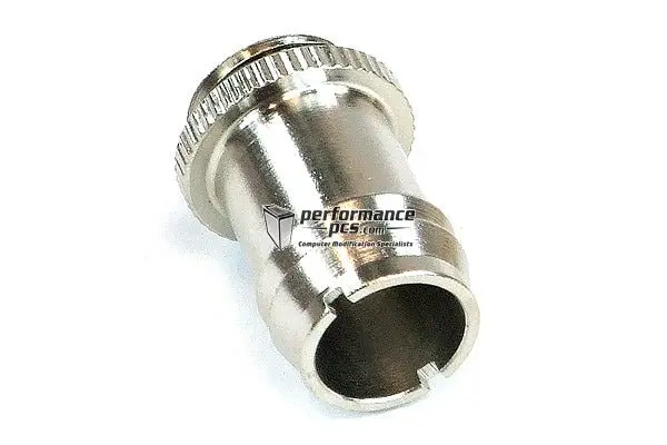 Phobya 13Mm G1/4 Threaded Fitting – Nickel-Plated With O-Ring & Knurled Grip 1