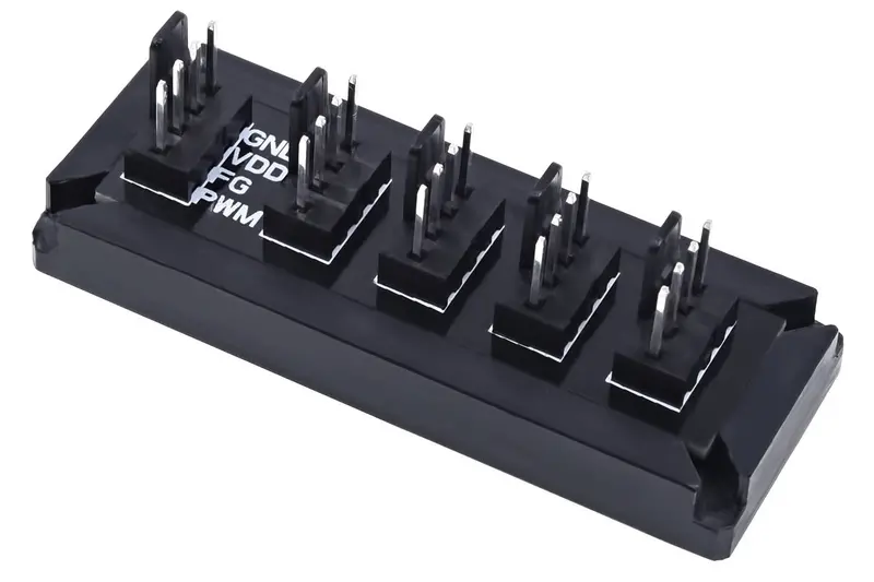 Phobya 4-Pin Pwm Fan Splitter Pcb – Supports Four 4-Pin Fans 1