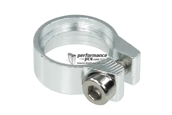 Phobya Hex-Style Hose Clamp – 10–11.2Mm Diameter (Silver Finish) 1