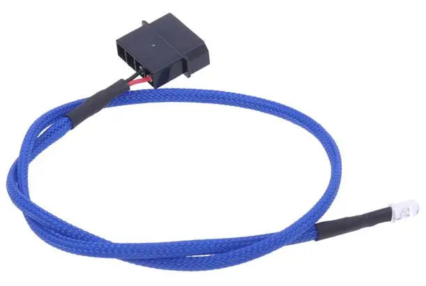 Phobya Pre-Wired 5Mm Led – 4-Pin Pwm Connector – Blue Light With Blue Sleeve 1