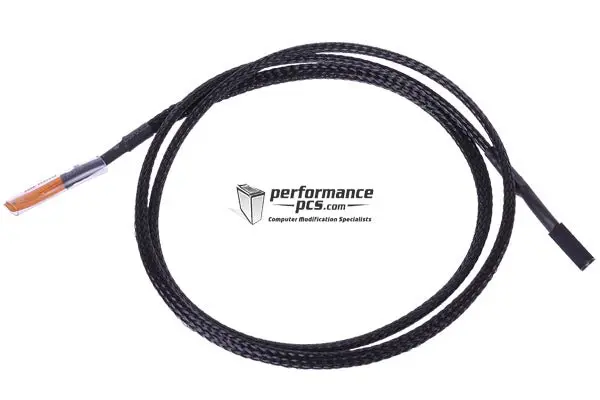 Phobya Single-Channel Temperature Sensor – 80Cm Lead – Black Sleeved 1