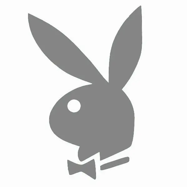 Playboy Bunny Vinyl Appliqué – Retro-Fashion Decal For Laptops & Accessories 1