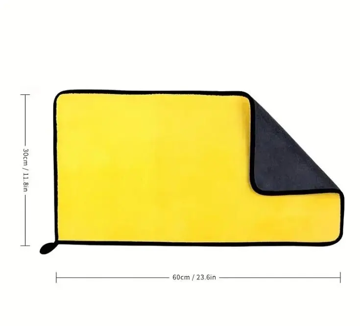 Plush Microfiber Cleaning Cloth – Multipurpose Soft Towel (30 × 60 Cm, Single Pack) 1