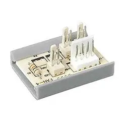 Ppcs 4-Pin Floppy Power To Triple 2-Pin Fan Adapter 1