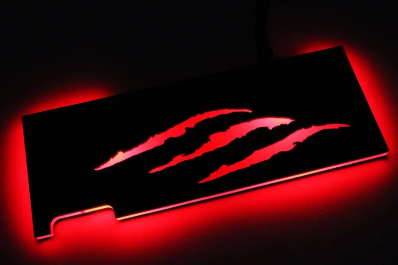 Ppcs Beast Edition Custom Rgb Led Gpu Backplate 1