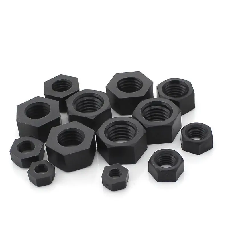 Premium Nylon66 Black Insulating Motherboard Lock Nut (M2–M6) – M4 Size 1