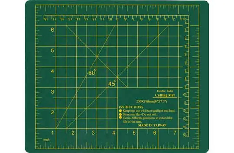 Premium Self-Healing Green Cutting Mat – 9 × 7.5 Inches 1