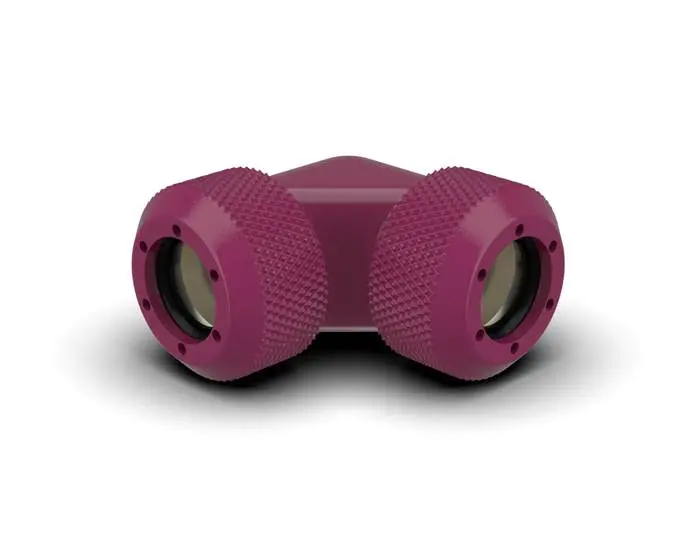 Primochill 1/2" Rigid Revolversx 90° Fitting Kit – Magenta Color Set 1