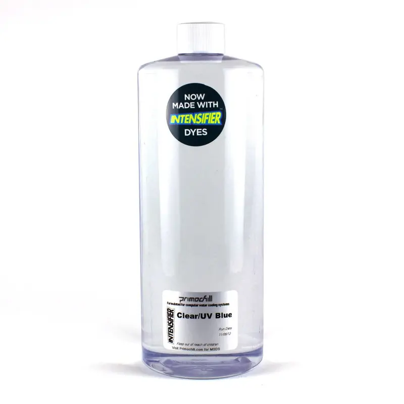 Primochill Deionized Cooling Fluid – 32Oz High-Purity Base (Clear/Uv Blue) 1