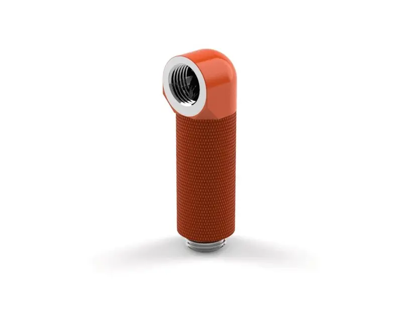 Primochill Orange 90° G 1/4" Sx Rotary Elbow Fitting With 35Mm Extension 1