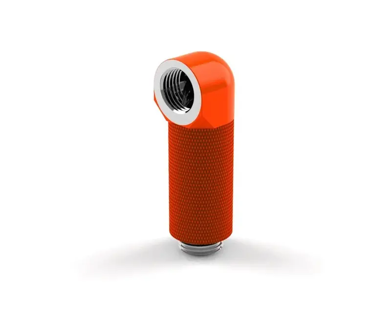 Primochill Uv Orange 90° G 1/4" Sx Rotary Elbow Fitting With 35Mm Extension 1