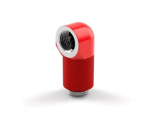 Primochill Uv Red 90° G 1/4" Sx Rotary Elbow Fitting With 20Mm Extension 1