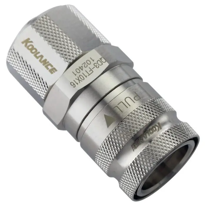 Qd3 Female No-Spill Quick Disconnect Coupling – Compression Fit (10×16Mm Od/Id) 1