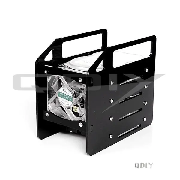 Qdiy Professional 4-Bay Acrylic Hdd Rack Tray For Modders 1