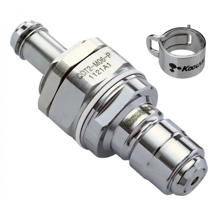 Qdt2 Epdm Male Quick-Disconnect Coupling – Panel Barb (6Mm Id / 1/4″) 1