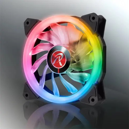 Raijintek Iris 120Mm Addressable Rgb Fan – White Frame, Rbw Lighting 1
