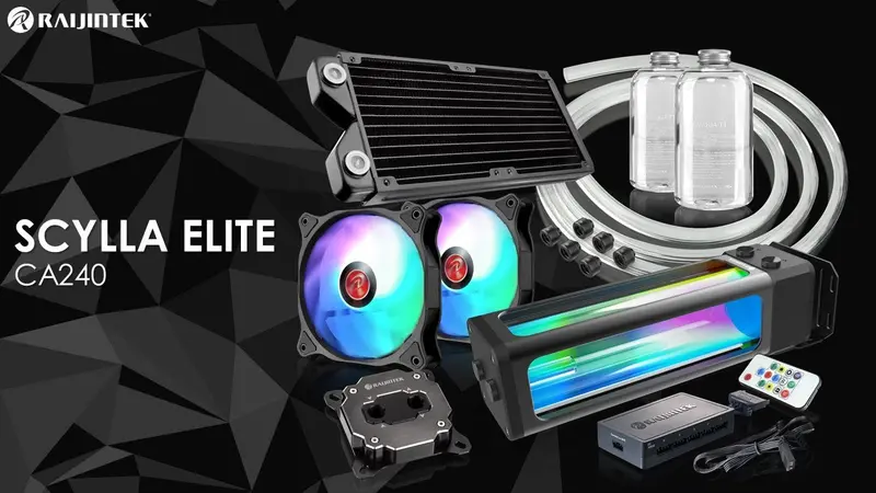 Raijintek Scylla Elite Ca240 Soft-Tube Custom Loop Kit 1
