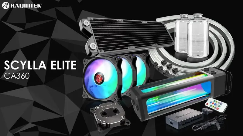 Raijintek Scylla Elite Ca240 Soft-Tube Custom Loop Kit 1