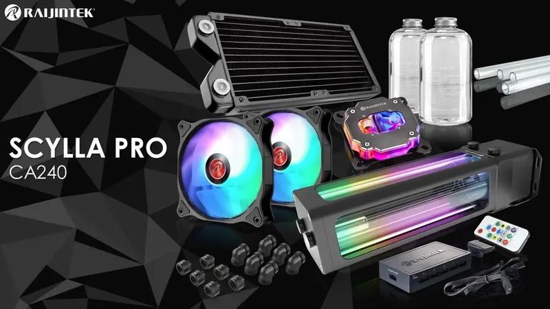 Raijintek Scylla Pro Ca240 Hard-Tube Custom Loop Kit 1