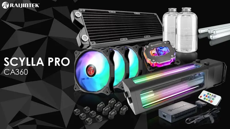 Raijintek Scylla Pro Ca360 Hard-Tube Custom Loop Kit 1