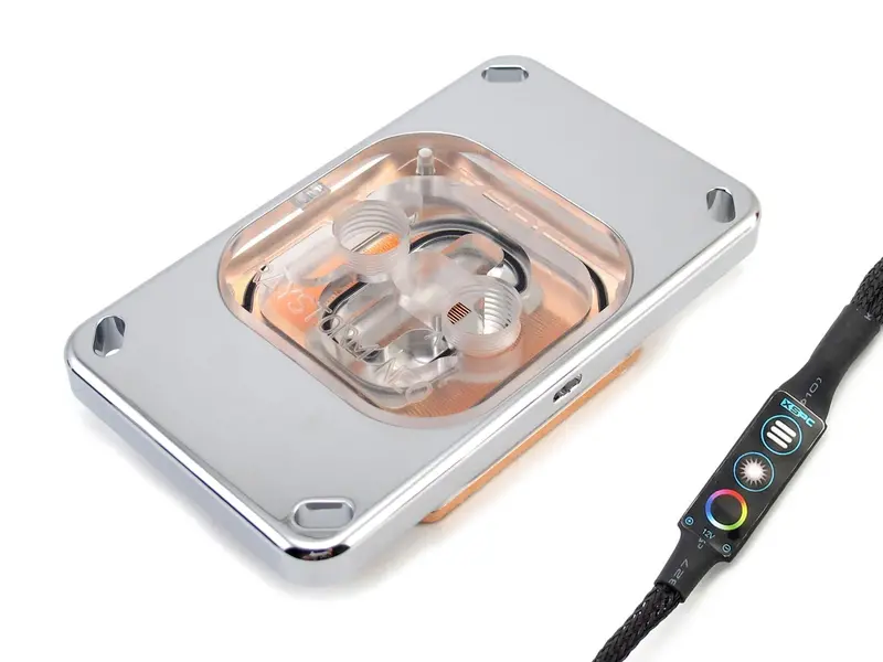 Raystorm Neo Amd Am4 Cpu Water Block – Chrome Finish 1