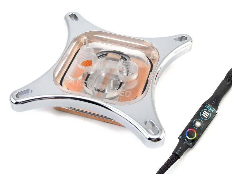 Raystorm Neo Intel Cpu Water Block – Chrome Finish 1