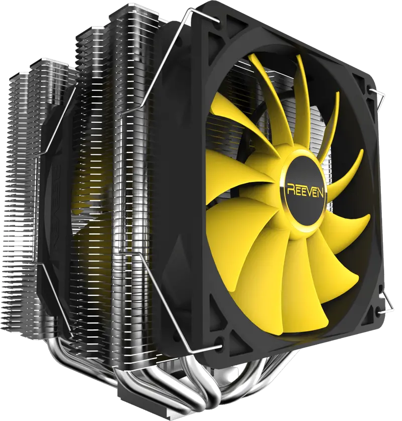 Reeven Okeanos Tower Cpu Cooler – Efficient Dual-Tower Air Cooling 1