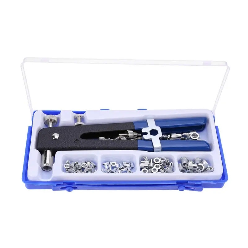 Rivet Gun Kit With Adjustable Nut Setter – Supports M3 To M8 Threaded Rivet Nuts 1