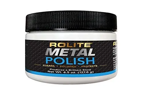 Rolite Industrial-Strength Metal Polish Paste – 4.5 Oz Scratch Remover & Cleaner 1