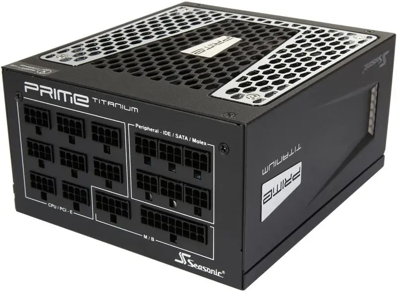 Seasonic Prime Ultra Titanium 1000W Atx/Eps Power Supply – 80 Plus Titanium, Fully Modular, Ultra-Efficient 1