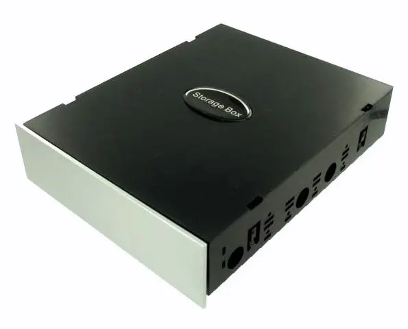 Silver 5.25" Bay Storage Drawer For Standard Drive Bays 1