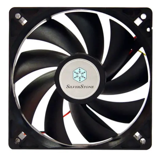 Silverstone 9-Blade Dual-Bearing Fan With Braided Sleeving 1