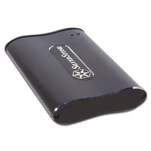Silverstone Black Aluminum 2.5" Usb 2.0 Hard Drive Enclosure 1