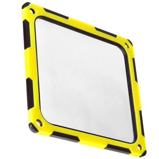 Silverstone Sp-Ff124 – Noise-Dampening 120Mm Fan Filter (Black/Yellow) 1
