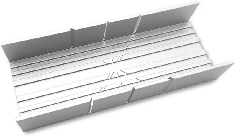 Smb Precision Aluminum Miter Box – Compact Mitre Guide For Model Building & Diy Projects 1