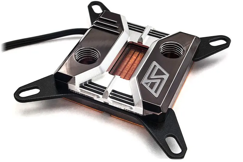 Swiftech Apogee Skf Black Chrome Cpu Water Block 1
