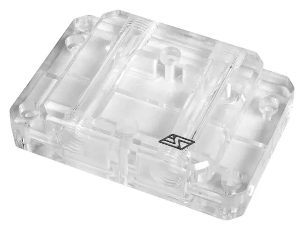 Swiftech Universal Eco Sli/Crossfire Bridge – Clear Acrylic, 1.6" Pci Spacing For Komodo Blocks 1