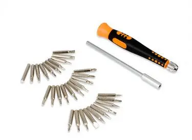 Syba 32-Piece Easy-Grip Precision Screwdriver Set – Multi-Bit (Phillips, Slotted, Pozidriv, Torx, Hex) 1