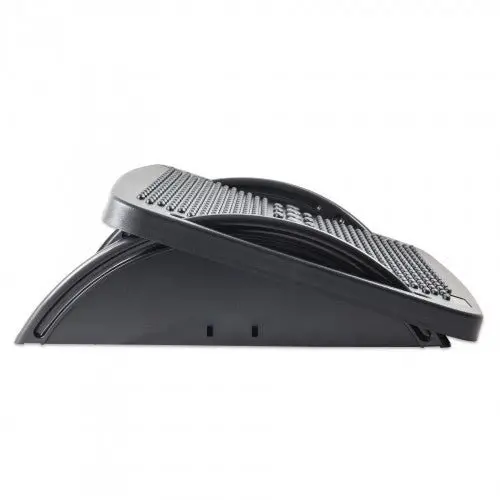 Syba Adjustable Black Foot Rest With Rigid Plastic Base 1