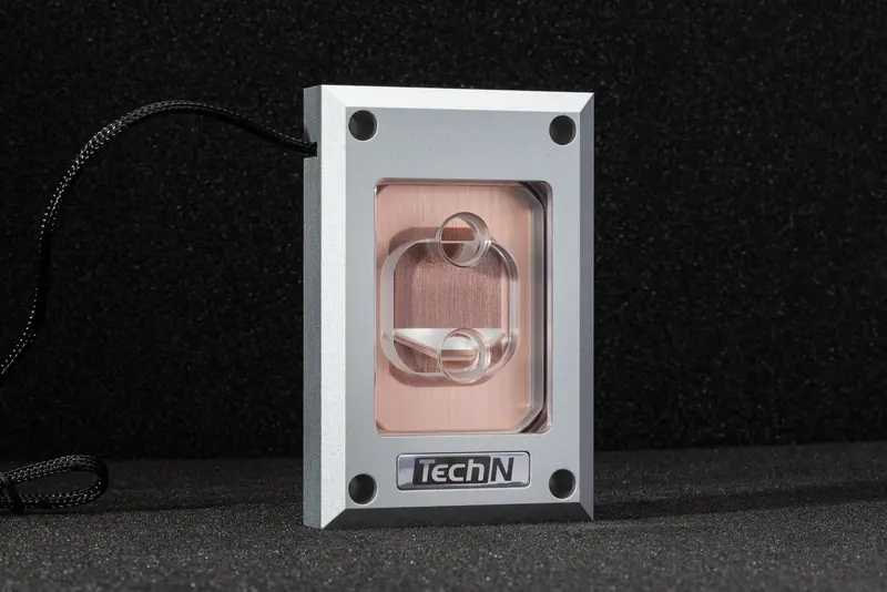 Techn Am4-Compatible Cpu Water Block – Precision-Machined Copper Base 1