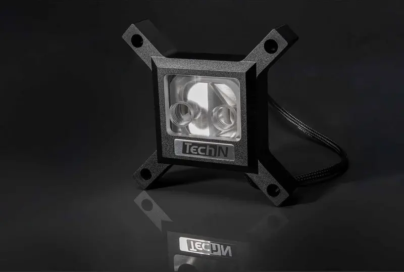 Techn Elox Black Cpu Water Block For Intel Lga 1200 & 115X Sockets 1