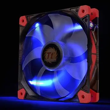 Thermaltake Luna 120Mm Silent Case Fan With Blue Led Lighting 1