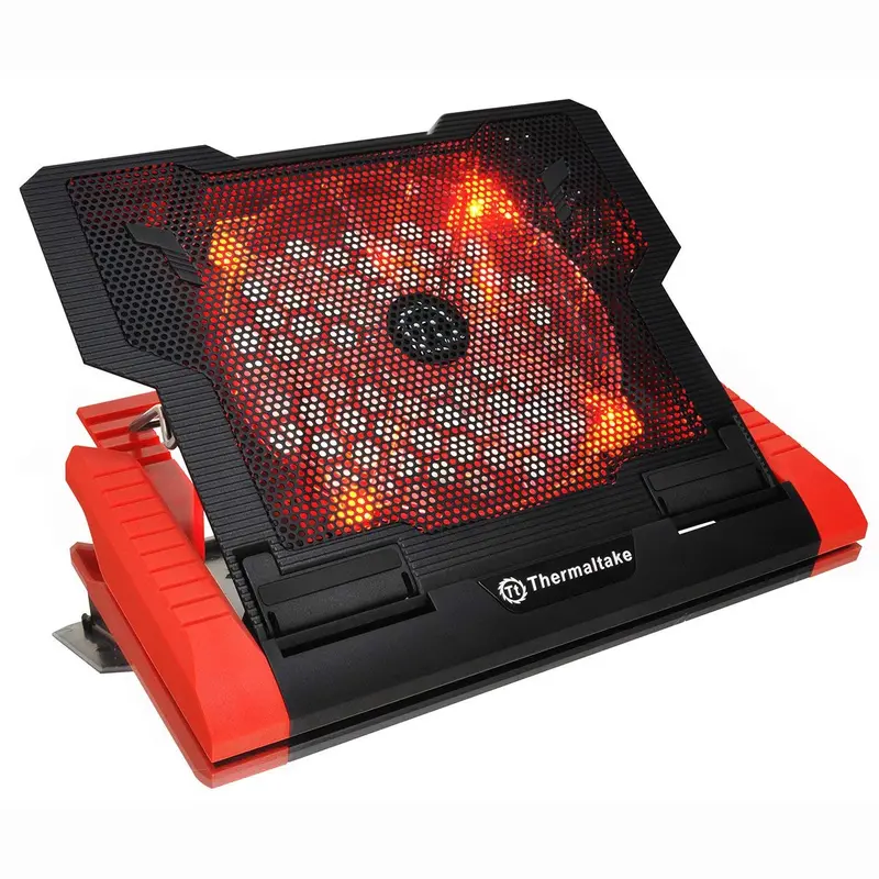 Thermaltake Massive23 Gt Laptop Cooling Pad – Dual-Fan, Black & Red Design 1