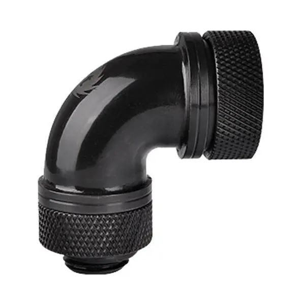 Thermaltake Pacific Black 16Mm Od Petg 90° Compression Tube (G1/4") 1