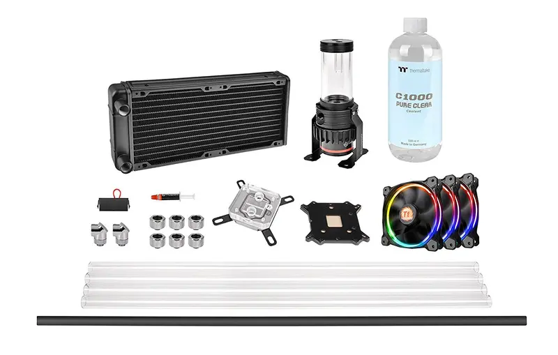 Thermaltake Pacific M240 D5 All-In-One Hard Tube Liquid Cooling Kit 1