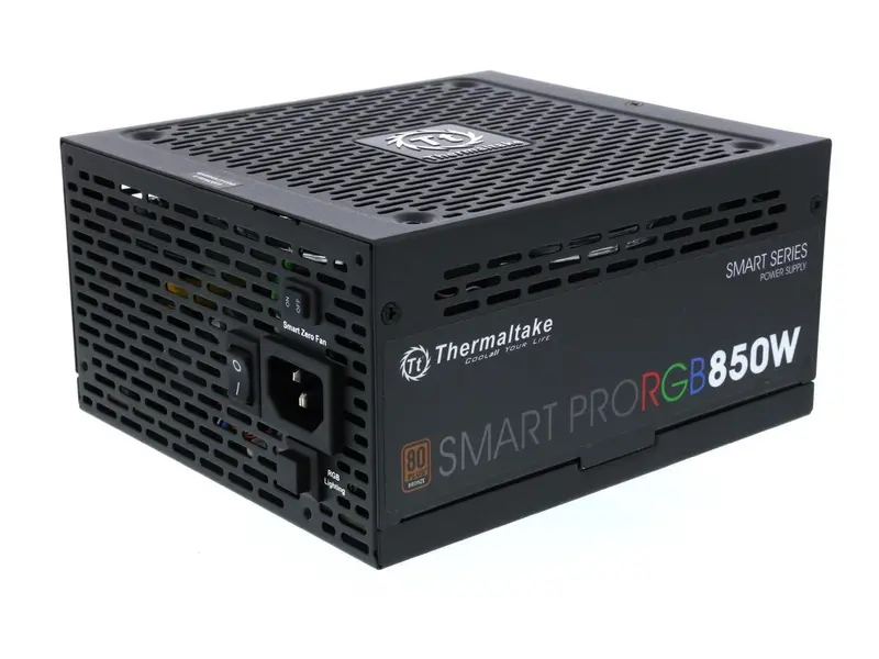 Thermaltake Smart Pro Rgb 850W Zero-Rpm Fan Psu – 80 Plus Bronze, Fully Modular 1