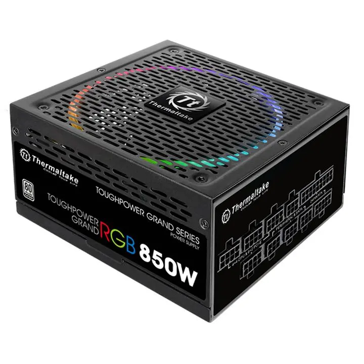 Thermaltake Toughpower Grand Rgb Atx Power Supply – 850W, 80+ Platinum Efficiency 1