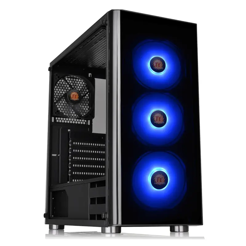 Thermaltake V200 Tempered Glass Rgb Mid-Tower Pc Case 1