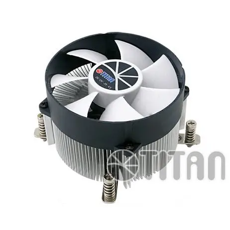 Titan Ttc-Na43Tz/Rpw/Cu35 Lga 2011 Cpu Cooler With Radial Aluminum Fin Design 1
