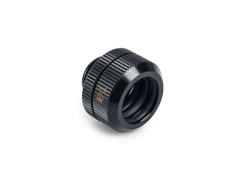 Touchaqua Dual-O-Ring G1/4" Compression Fitting For 14Mm Hard Tubing – Matte Black (2-Pack) 1